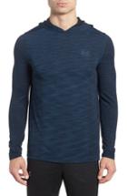 Men's Under Armour Threadbone Fitted Seamless Hoodie - Blue