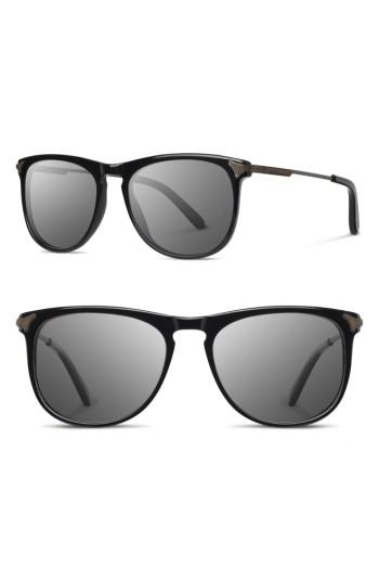 Men's Shwood Keller 53mm Sunglasses - Black / Grey