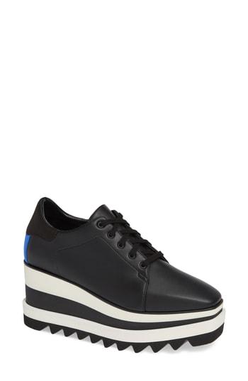 Women's Stella Mccartney Sneak-elyse Flatform Sneaker Us / 39eu - Black
