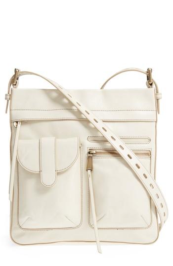 Hobo Crusade Leather Crossbody Bag - White