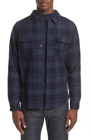 Men's A.p.c. Flannel Plaid Shirt