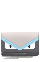 Women's Fendi Monster Leather Flap Wallet -