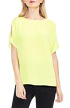 Women's Vince Camuto Shoulder Cutout Top, Size - Green
