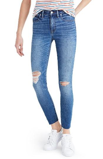 Women's Madewell Crop Jeans - Blue