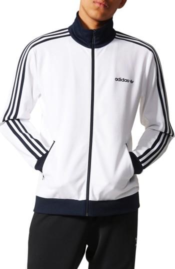 Men's Adidas Originals Beckenbauer Track Jacket, Size - White
