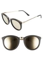 Women's Le Specs No Smirking Limited 50mm Sunglasses - Matte Black