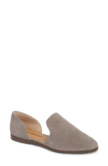 Women's Lucky Brand Lawove Flat M - Grey