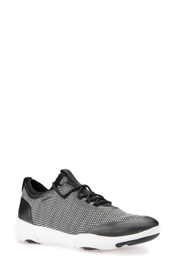 Women's Geox Nebula X Knit Sneaker Us / 36eu - Black