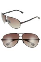 Men's Carrera Eyewear 65mm Polarized Aviator Sunglasses - Black