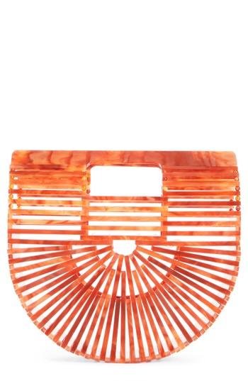 Cult Gaia Mini Ark Handbag - Red