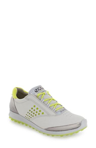 Women's Ecco 'biom' Hydromax Waterproof Golf Shoe -5.5us / 36eu - Metallic