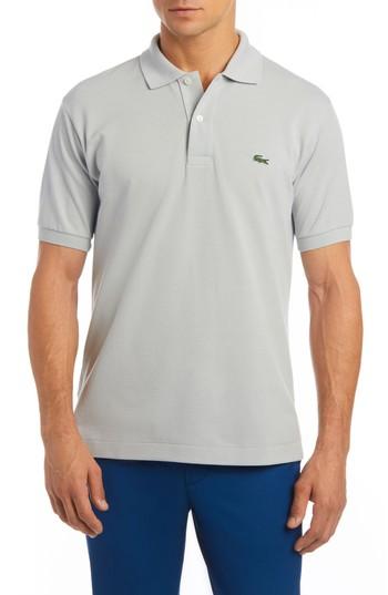 Men's Lacoste Slim Fit Pique Polo (xs) - Grey