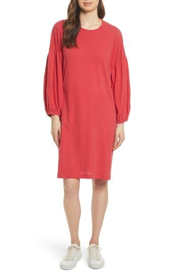 Women's The Great. The Bubble Sleeve Dress - Red