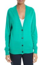 Women's Diane Von Furstenberg Oversize Cashmere Cardigan, Size - Green