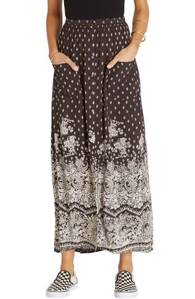 Women's Billabong Honey High Waist Maxi Skirt