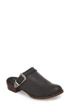 Women's Minnetonka Billie Buckled Clog .5 M - Black