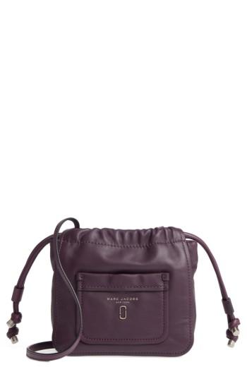 Marc Jacobs Tied Up Leather Crossbody Bag - Purple