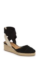 Women's Lucky Brand Luvinia Espadrille Wedge M - Black