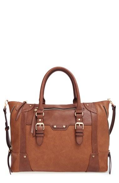 Sole Society 'susan' Winged Faux Leather Tote -