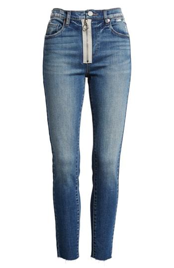 Women's Blanknyc The Great Jones Contrast Fly Skinny Jeans - Blue