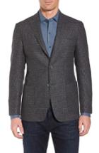 Men's Bugatchi Wool Blend Houndstooth Blazer