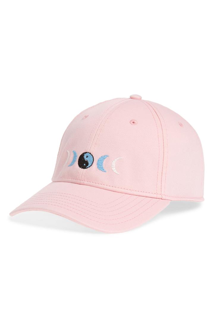 Women's Harding-lane Ying Yang Moonphase Baseball Cap - Pink