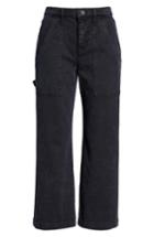 Women's Hudson Jeans Crop Straight Leg Cargo Pants - Blue