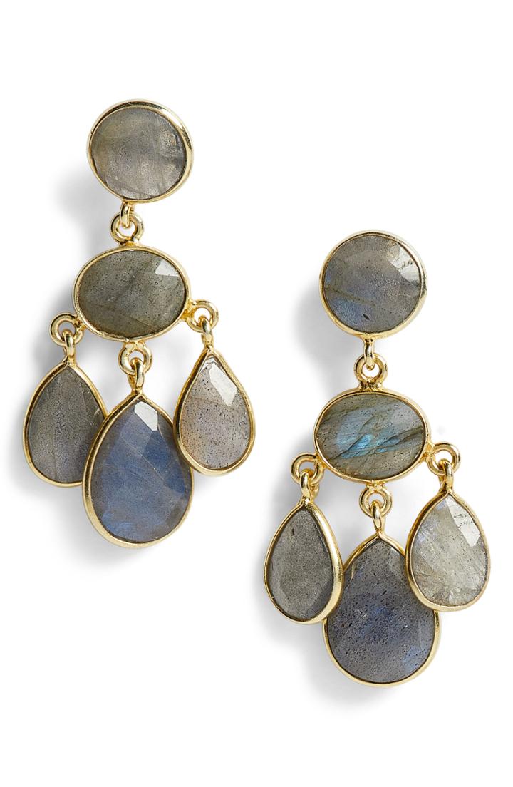 Women's Jemma Sands Marin Semiprecious Stone Chandelier Earrings