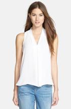 Women's Vince Camuto Pleat Front V-neck Top
