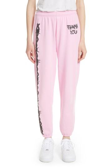 Women's Ashley Williams Thank You Sweatpants - Pink