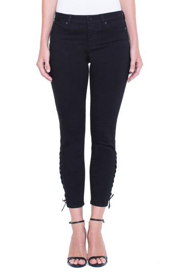 Women's Liverpool Jeans Company Alyssa Lace-up Crop Skinny Jeans - Black