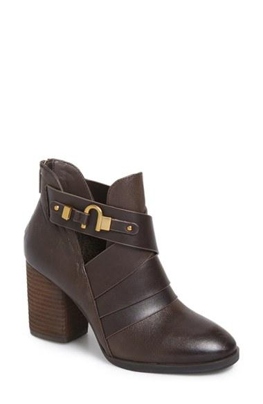Women's Isola 'ladora' Block Heel Bootie .5 M - Brown