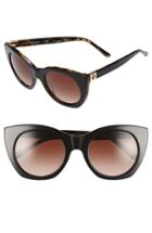 Women's Tory Burch 52mm Cat Eye Sunglasses - Brown Gradient