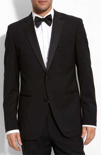 Boss Black 'the Stars Glamour' Trim Fit Wool Tuxedo (free Next Day Shipping)