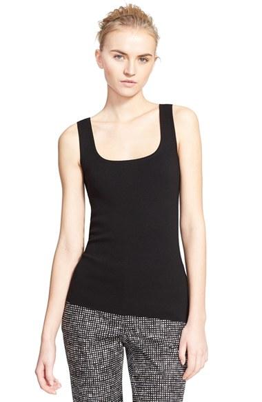 Women's Michael Kors Square Neck Cashmere Shell