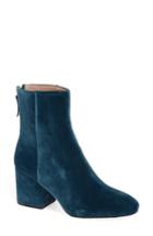 Women's J.crew Sadie Velvet Ankle Bootie