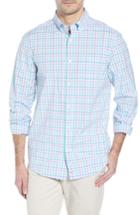 Men's Vineyard Vines Murray Classic Fit Stretch Check Sport Shirt - Purple