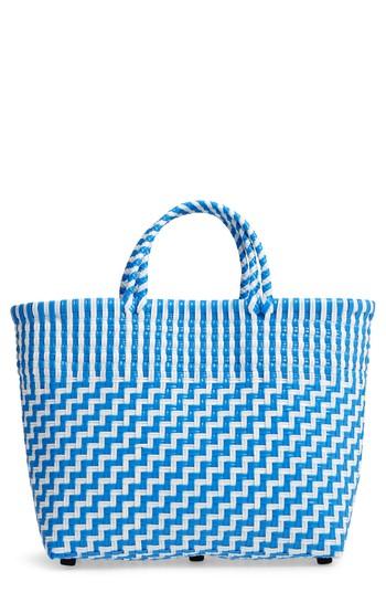 Truss Small Woven Tote - White