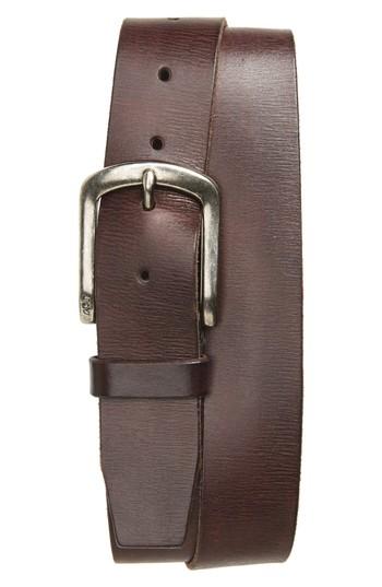 Men's John Varvatos Star Usa Classic Leather Belt - Dark Brown