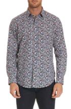 Men's Robert Graham Varela Classic Fit Sport Shirt - Blue