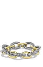 Women's David Yurman 'oval' Extra-large Link Bracelet With Gold