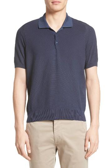 Men's Canali Crepe Polo