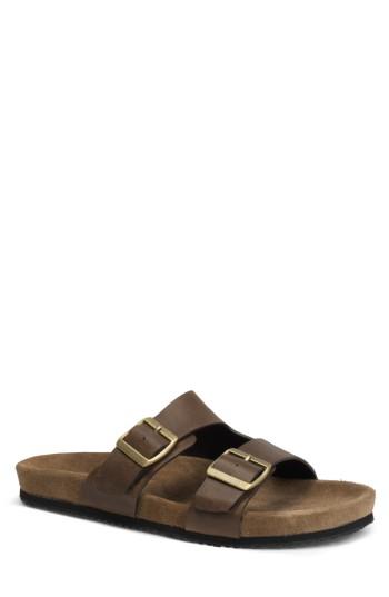Men's Trask Findley Slide Sandal M - Brown