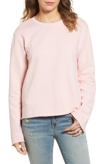 Women's Sincerely Jules Bell Sleeve Sweatshirt, Size - Pink