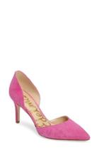 Women's Sam Edelman 'telsa' D'orsay Pointy Toe Pump .5 M - Pink