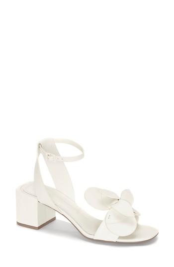 Women's Mercedes Castillo Tealia Sculpted Floral Sandal M - White