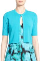 Women's Lela Rose Cropped Knit Cardigan