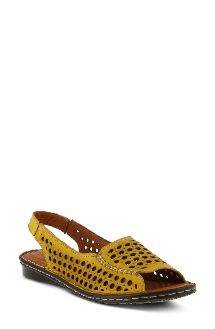 Women's Spring Step Jordana Sandal .5-6us / 36eu - Yellow