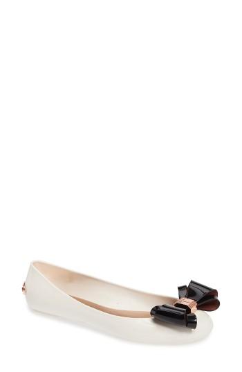 Women's Ted Baker London Julivia Bow Flat M - Black