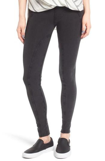 Women's Sun & Shadow Lace-up Leggings - Black